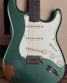 Fender Custom Shop Limited Edition 59 Stratocaster Heavy Relic Aged Sherwood Green Metallic